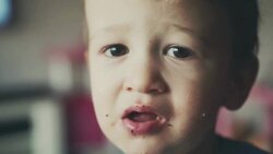 Little Kids Eating Corn on the Cob Stock Footage
