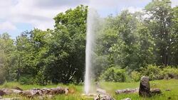 Hot Spring, San Kam Phaeng, Chiang Mai, Thailand Stock Footage