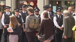Muslim peace demonstration in Borough Market News Clip