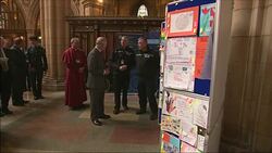 Prince Charles on tour of Truro Cathedral News Clip