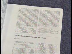 WORLDWIDE: DEATHS DUE TO FRENCH NUCLEAR TESTS UPDATE News Clip