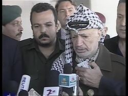 Palestinian leader and EU envoy react to US explosions News Clip