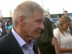 Harrison Ford at the Cowboys & Aliens UK Premiere at London England. (Footage by WireImage Video/Getty Images Entertainment Video) Stock Footage