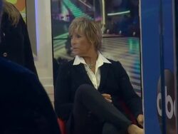 Diana Nyad (eliminated from DWTS) on the set of the Good Morning America show Stock Footage