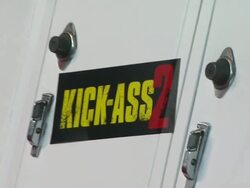 ATMOSPHERE - Signage at Playboy And Universal Pictures' Kick-Ass 2 Event At Comic-Con - Sponsored By AXE Black Chill on 7/20/2013 in San Diego, CA. (Footage by WireImage Video/Getty Images Entertainment Video) Stock Footage