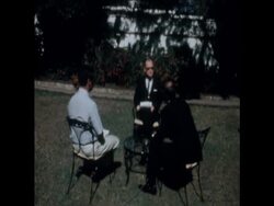 SYND 09/3/70 US DIPLOMAT HOLLY AFTER RELEASE BY KIDNAPPERS - TWO GUERRILLAS RELEASED IN EXCHANGE TALK TO PRESS News Clip