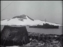 CHILEAN PRESIDENT ""CAPTURES"" ANTARCTIC News Clip