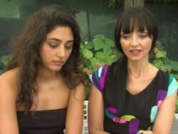 INTERVIEW: Maria de Medeiros on what she first thought when she read the script at the Chicken with Plums Interview: Venice Film Festival 2011 at Venice . (Footage by WireImage Video/Getty Images Entertainment Video) Stock Footage