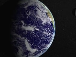 One day on the Earth seen from space Stock Footage