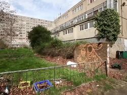 Mid shot panning shot from left to right of Stock Footage