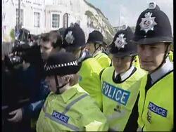 UK: DOVER: LIVE ANIMAL EXPORTS DEMONSTRATION News Clip