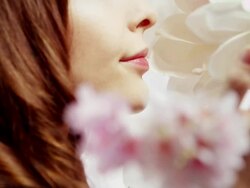 Girl relaxing Stock Footage