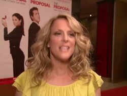 EVENT CAPSULE REPORTER/CHYRON: The Proposal Premiere 07/02/2009 Stock Footage