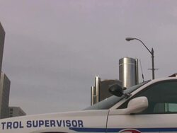 Police patrol supervisor Stock Footage