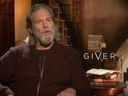 INTERVIEW - Jeff Bridges on what he wants kids and parents to walk away from the film with at 'The Giver' Press Junket Stock Footage