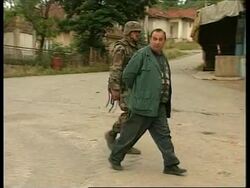 KOSOVO: ZEGRA: US MARINES COME UNDER FIRE News Clip