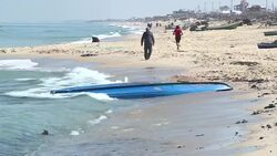 CLEAN : Two hurt as Israel navy targets Gaza bound News Clip