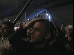 Update on Shiite ritual, with scenes from inside shrine News Clip