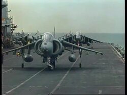 GULF: CREW OF BRITISH AIRCRAFT CARRIER HMS INVINCIBLE REMAIN ON ALERT News Clip