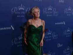 Tippi Hedren at 2014 Princess Grace Awards Gala With Presenting Sponsor Christian Dior Couture Stock Footage