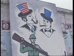 ALBANIA: ALBANIANS CALL FOR KLA TO FIGHT FOR ITS ETHNIC HOMELAND News Clip