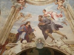 Syracuse, Cathedral (Duomo) of Syracuse, formerly the temple of Minera, interior view of the chaples Stock Footage