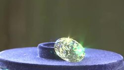 51-carat diamond dazzles crowds ahead of online auction Instructional Video