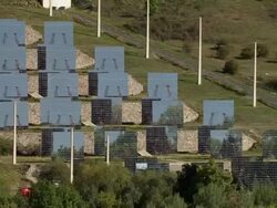 Odeillo Solar Complex Stock Footage