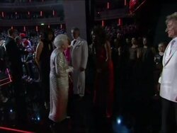 The Queen Meets Rod Stewart & Neil Diamond News Clip