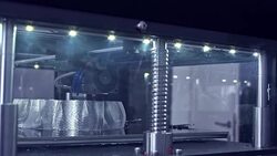 3D Printer printing a vase Stock Footage