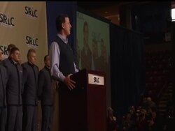 Republican Rick Santorum is declaring himself the winner in Iowa, saying it shows he can defeat rival Mitt Romney. Republican officials say the final tally of votes from the Iowa caucuses show Santorum edging Romney by 34 votes. Instructional Video