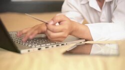 Woman shopping on internet by credit card Stock Footage