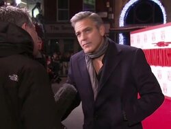 The Monuments Men - George Clooney Soundbite News Clip