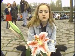 Memorial for Kurt Cobain Stock Footage