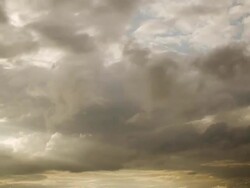 HD : Timelapse of clouds before after the storm Stock Footage