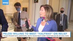 House Speaker Says Democrats Are Willing To Meet 'Halfway' On Relief News Clip