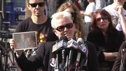 Flowers placed on David Bowie's star on the Hollywood Walk of Fame News Clip