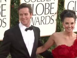 Armie Hammer at the 68th Annual Golden Globe Awards - Arrivals at Beverly Hills CA. (Footage by WireImage Video/GettyImages) Stock Footage