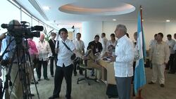 CLEAN : FILE: Guatemalan prosecutors accuse president of corruption News Clip