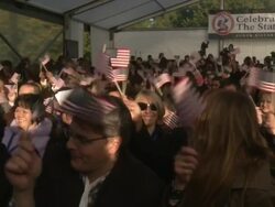 New York Celebrates 125th Anniversary Of The Statue Of Liberty Stock Footage