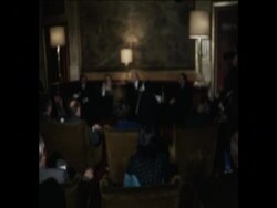 LIB 1-2-74 VICE CHANCELLOR OF WEST GERMANY, WALTER SCHEEL HOLDS CONFERENCE IN ROME News Clip