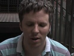 !!! (chk chk chk) Interview (clip 2) Stock Footage