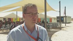 Syrian refugee children graduate from makeshift school in Zaatari camp News Clip