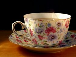 Cup of  tea Stock Footage