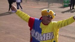 CLEAN : World Cup: Colombian fans overjoyed with Ivory Coast victory News Clip
