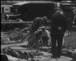 Road-up epidemic. News Clip