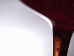 Amber Syrup pouring Stock Footage