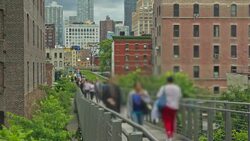 New York Highline Stock Footage