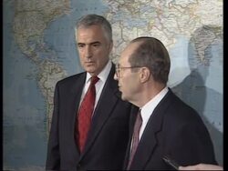 USA: US DEFENCE SECRETARY PERRY MEETS HIS ARGENTINE COUNTERPART News Clip