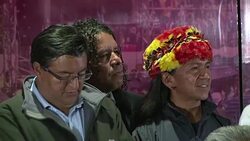 CLEAN : Moreno hopes to avoid runoff in tense Ecuador vote News Clip